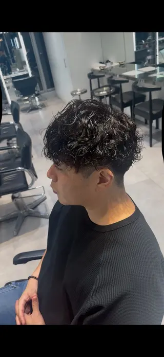 ショート パーマ メンズ 似合わせパーマ🔥 河浪 大智のヘアスタイル