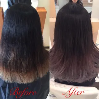 ミディアム セミロング ロング カラー パーマ 新宿/髪質改善/ 美髪矯正✨浅江通友のヘアスタイル