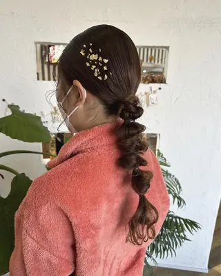 ロング カラー ヘアアレンジ メンズ キッズ ネイル 豊橋美容院 ソンリエのヘアスタイル