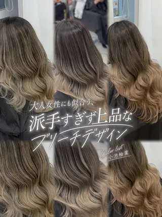 ロング ⚜️バレイヤージュの 小池柚葉⚜️のヘアスタイル