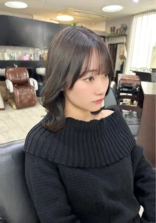ミディアム カラー ＊横浜駅＊ 金子 誠也のヘアスタイル