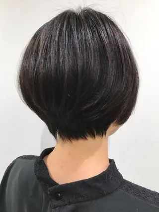ショート 店長福島成美/髪質 改善縮毛矯正/カラーのヘアスタイル
