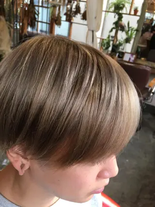 ショート カラー メンズ ♡オシャ髪♡AI ✂️newi町田のヘアスタイル