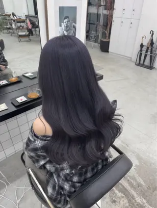 ロング カラー 🩵しの🩵 JILLSTUDIOのヘアスタイル