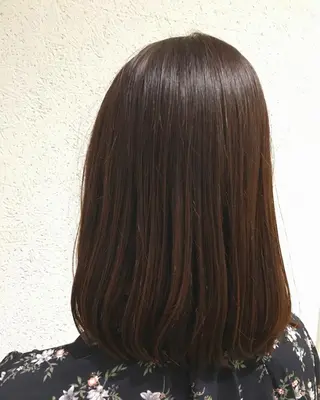 ミディアム カラー 💎髪質改善💎 西森千夏のヘアスタイル