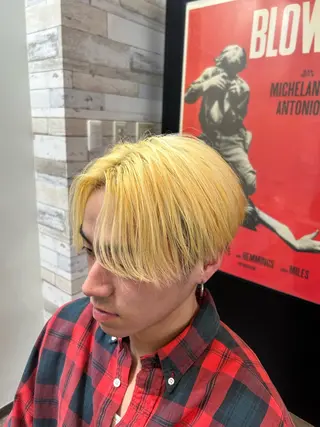 ミディアム カラー ヘアアレンジ メンズ HRK1st RYOKIのヘアスタイル
