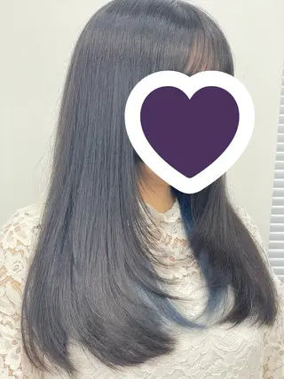 ロング 💖推しカラー💖 オタク美容師✂ゆづきのヘアスタイル