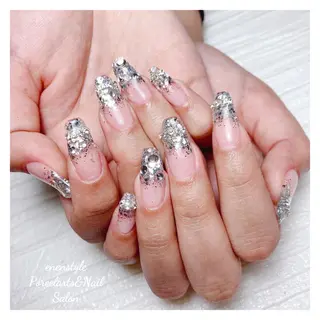 ミディアム ネイル 🐾enen style 🐾のネイルデザイン