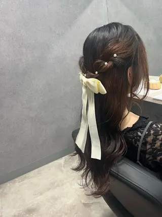 ロング 加藤 碧唯のヘアスタイル