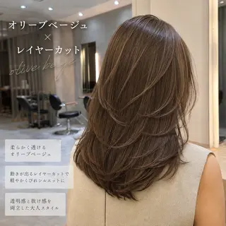 セミロング 💎メンズカット💎 美髪矯正 ミツキのヘアスタイル