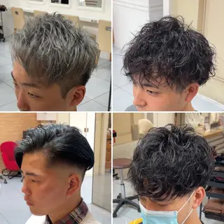 ショート カラー パーマ メンズ 🔮メンズ縮毛矯正 メンズパーマ💎竹永のヘアスタイル