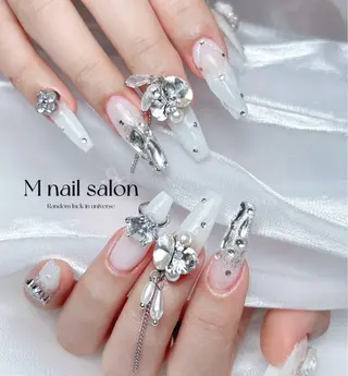 ネイル M🌷nail 長さだし専門店のネイルデザイン