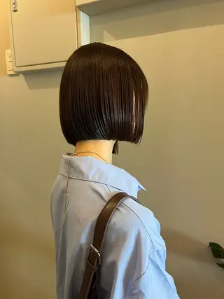 ショート rin/薬院 /ボブ艶カラーのヘアスタイル