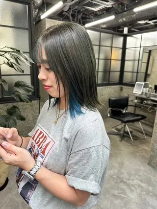 ミディアム カラー 垢抜けヘア♡柔らかい カラー/mihoのヘアスタイル