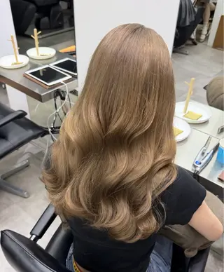セミロング 🍊新宿南口🍊 ERINAのヘアスタイル