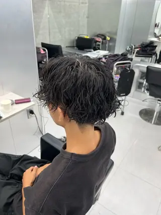 パーマ メンズ pink hair 🩷mayu🩷のヘアスタイル