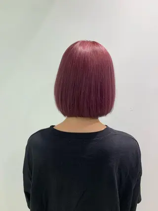ショート 🪞透明感カラー🫧 縮毛矯正🥇かずきのヘアスタイル