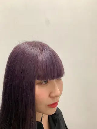 セミロング カラー ヘアアレンジ THE./ブリーチ /ハイトーン特化のヘアスタイル