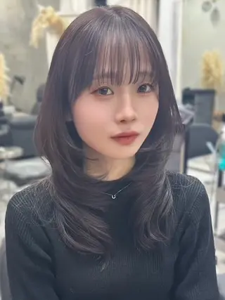 ロング カラー XELM高崎 nearaのヘアスタイル