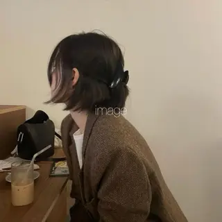 ミディアム トヨダ🤍 パーマのヘアスタイル