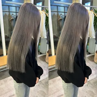 ロング カラー yoriダブルカラー 代表すがわらのヘアスタイル