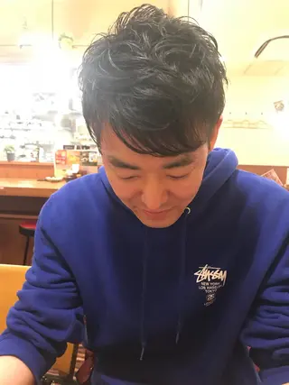 メンズ 銀座フリーランススタ イリストMIYUKIのヘアスタイル