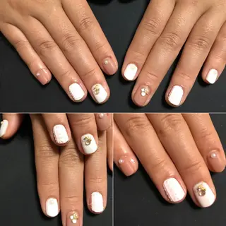 ネイル モチの良さ◉ フィルインネイル♡のネイルデザイン