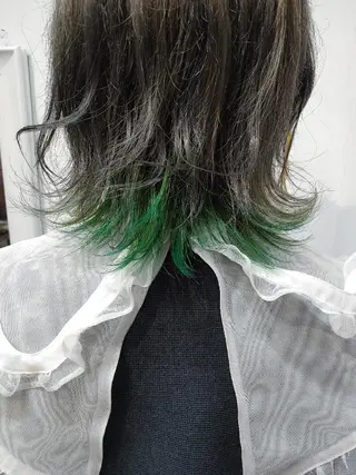 カラー ミディアム 渋谷隠れ家サロン🌿 河原志帆のヘアスタイル