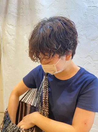 ショート パーマ フレンチボブパーマ Yuukiのヘアスタイル
