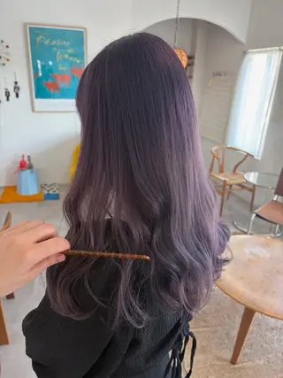 ロング カラー はやし ちののヘアスタイル