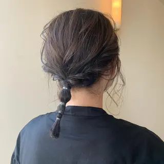 ミディアム カラー 本間 結衣のヘアスタイル