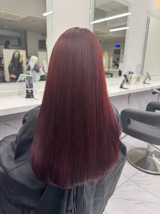 ロング カラー パーマ ヘアアレンジ メンズ キッズ 韓国系🇰🇷🩶 艶暗髪/MEIのヘアスタイル