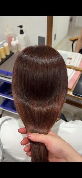 セミロング カラー 🫧おおにし みか🫧のヘアスタイル