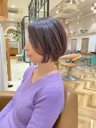 ショート カラー 💎巻ける縮毛矯正/ 艶髪💎石渕智也のヘアスタイル