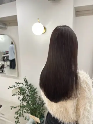 ロング カラー rina🤍 似合わせ透け感カラーのヘアスタイル