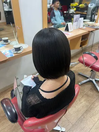 カラー オオエ トア/カットモデルのヘアスタイル