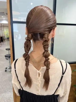 ロング ヘアアレンジ ✿ すずかのヘアスタイル