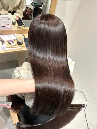 ロング 加藤 乃彩のヘアスタイル