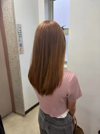 ロング カラー 💠透明感グレージュ /韓国風レイヤー💠のヘアスタイル