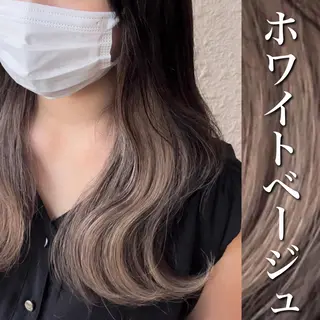 セミロング マンツーマン施術 山口つよしのヘアスタイル