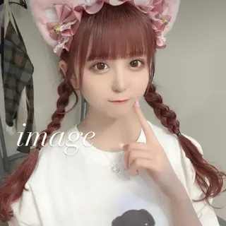 ミディアム mai 🎀 /  暖色カラー♡のヘアスタイル