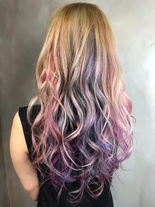 ロング カラー La vielle 西峠のヘアスタイル