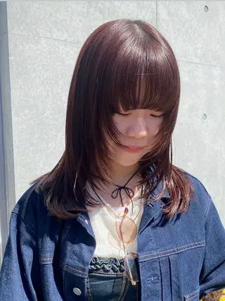 ミディアム カラー 村田 りょうやのヘアスタイル