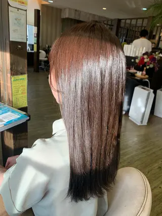 セミロング 佐藤 瑚碧のヘアスタイル