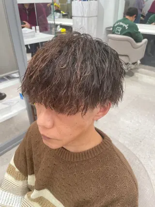 パーマ メンズ 京都河原町 メンズパーマ助川龍哉のヘアスタイル