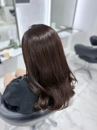 ロング カラー 透明感艶カラー/ 岡田澪香のヘアスタイル
