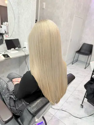 ロング カラー 🌺ハイトーン🌺 矢葺 なぎさ🌺🌺のヘアスタイル