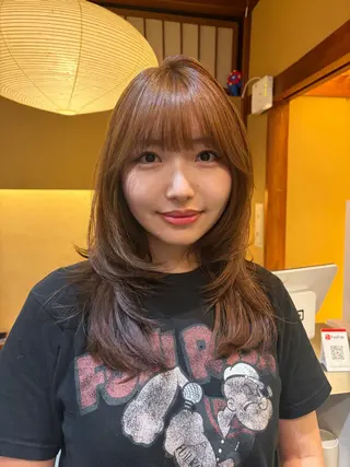 ミディアム ゆるふわガーリーst yle🩰yuukaのヘアスタイル