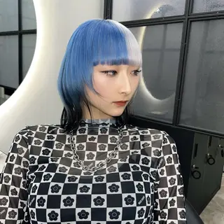 ミディアム カラー Ren. 🦋デザインカラーのヘアスタイル