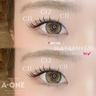 マツエク・マツパ aoi🎀 a-one神戸元町店のマツエク・マツパデザイン